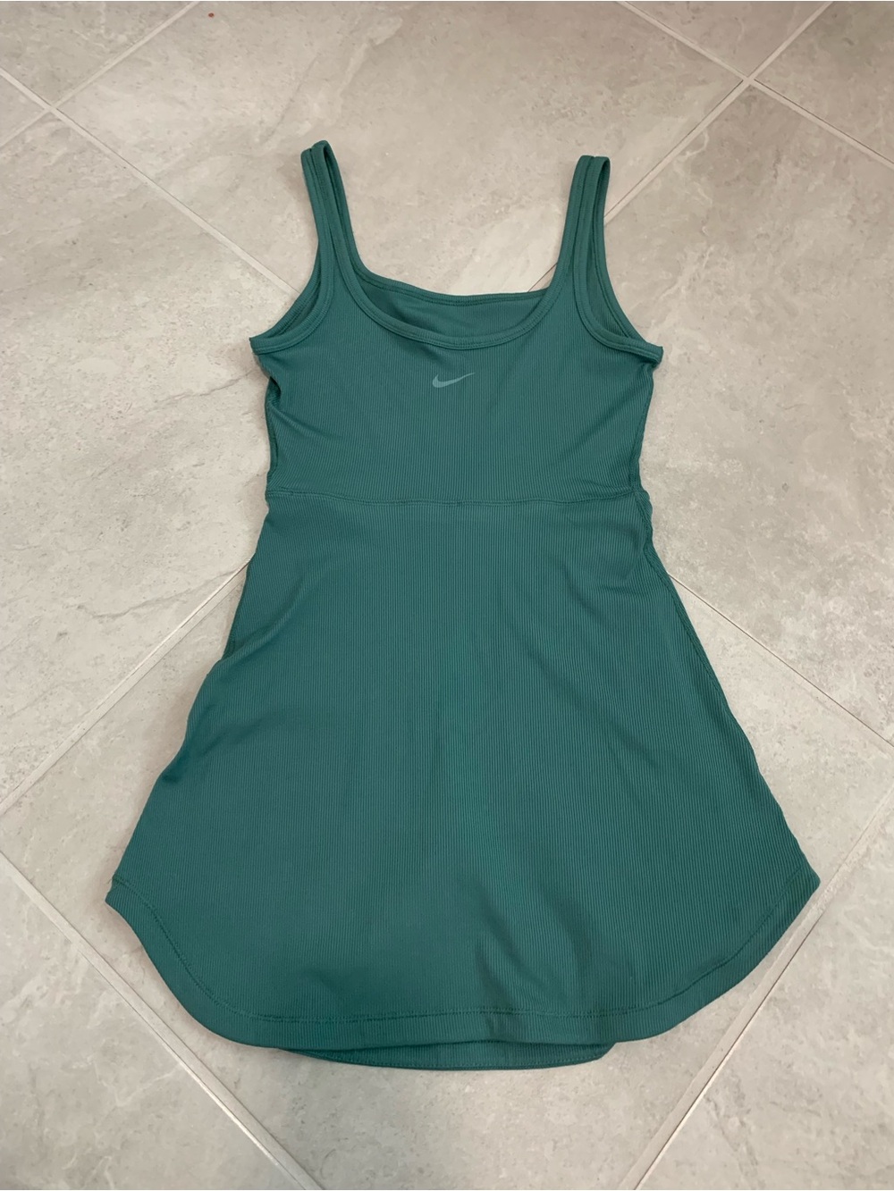 Nike Women's Green Athletic Tank Mini Dress